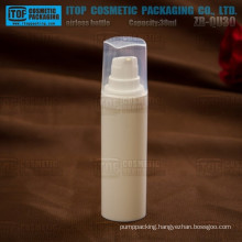 ZB-QU30 30ml natural and elegant single layer 30ml round customized decorative empty container for cosmetics